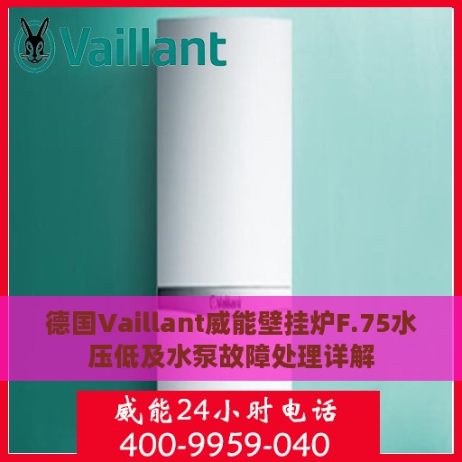 德国Vaillant威能壁挂炉F.75水压低及水泵故障处理详解