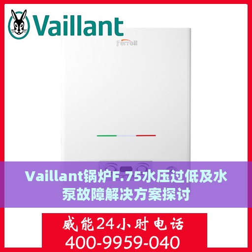 Vaillant锅炉F.75水压过低及水泵故障解决方案探讨