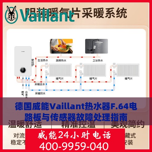 德国威能Vaillant热水器F.64电路板与传感器故障处理指南