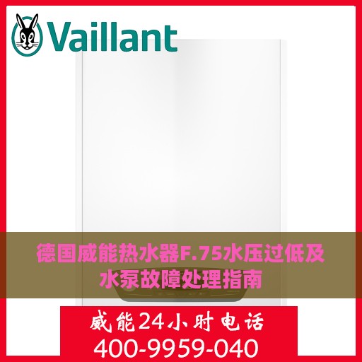 德国威能热水器F.75水压过低及水泵故障处理指南